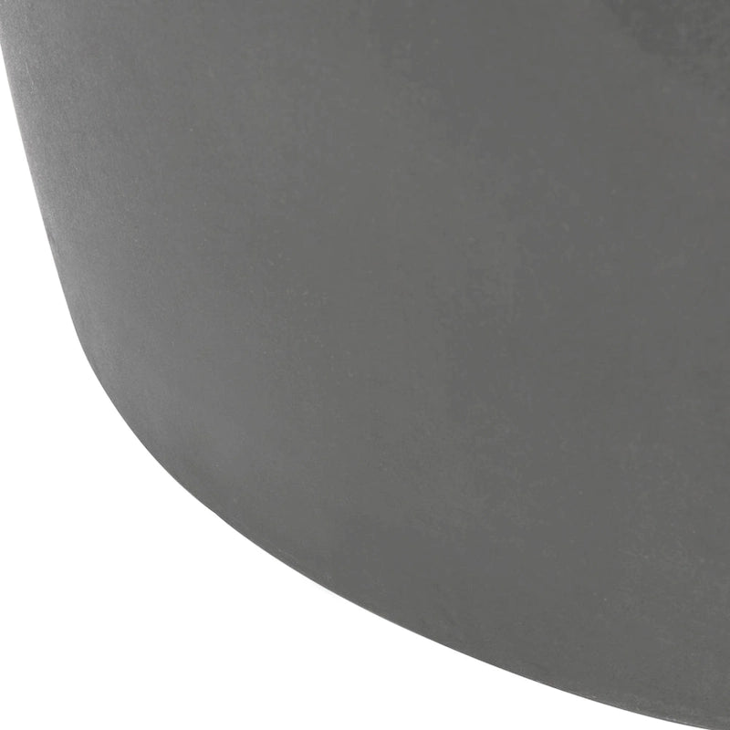 Concrete Indoor/ Outdoor Accent Table (Dark Grey) - 16W x 16D x 18H