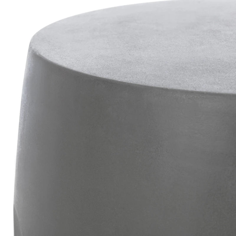 Concrete Indoor/ Outdoor Accent Table (Dark Grey) - 16W x 16D x 18H
