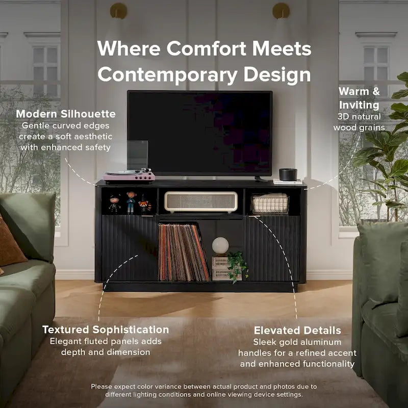 59 Electric Fireplace TV Stand