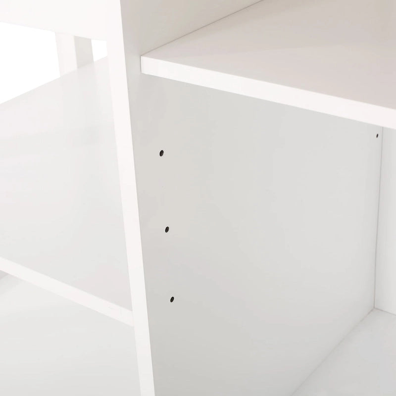 Contemporary Kitchen Cart with Wheels - 41.75 W x 18.90 D x 35.25 H