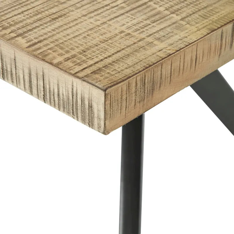 70 Iron Grey Metal Base 4-6 Person Dining Table