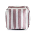 Indoor/Outdoor 18 x 18 Square Pouf Ottoman