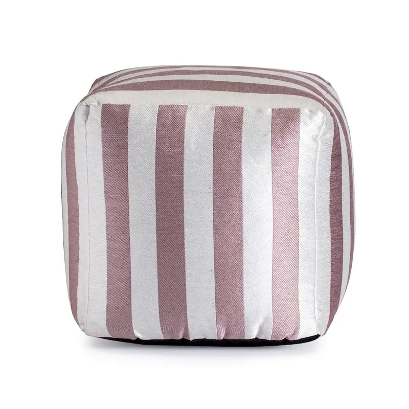 Indoor/Outdoor 18 x 18 Square Pouf Ottoman