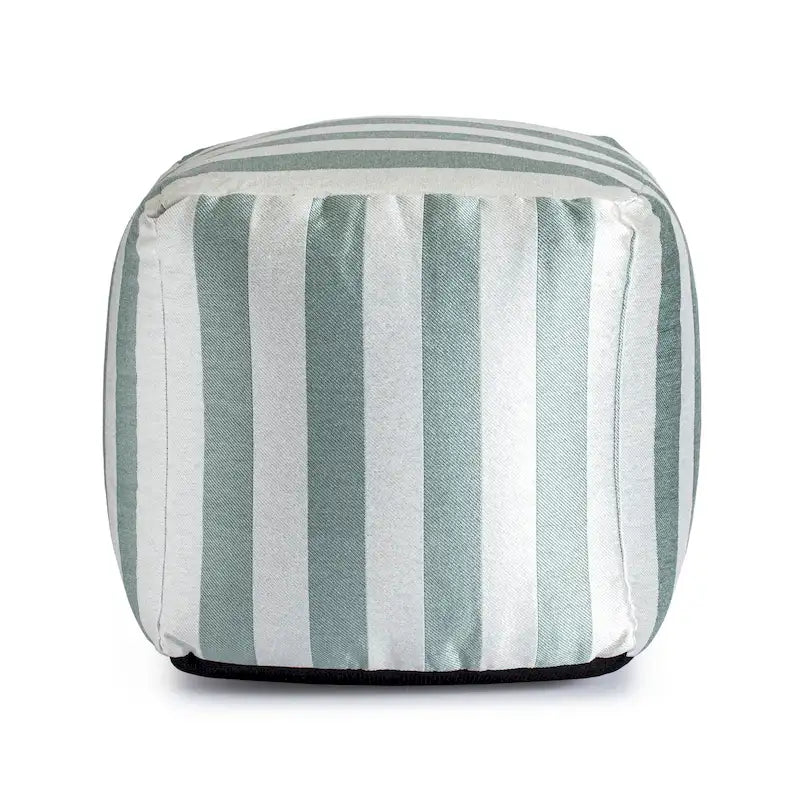 Indoor/Outdoor 18 x 18 Square Pouf Ottoman