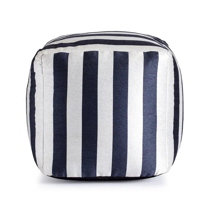 Indoor/Outdoor 18 x 18 Square Pouf Ottoman