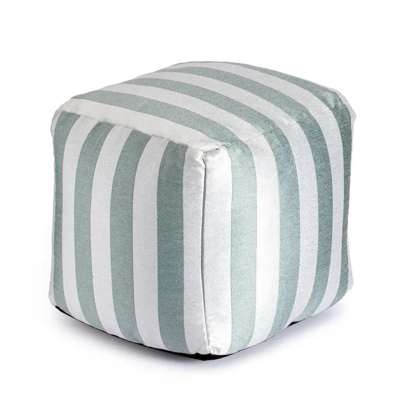 Indoor/Outdoor 18 x 18 Square Pouf Ottoman