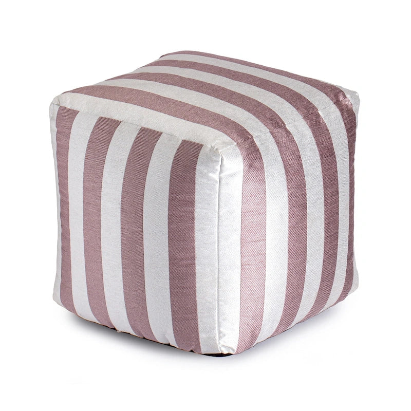 Indoor/Outdoor 18 x 18 Square Pouf Ottoman