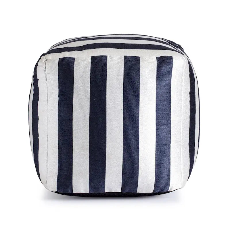 Indoor/Outdoor 18 x 18 Square Pouf Ottoman