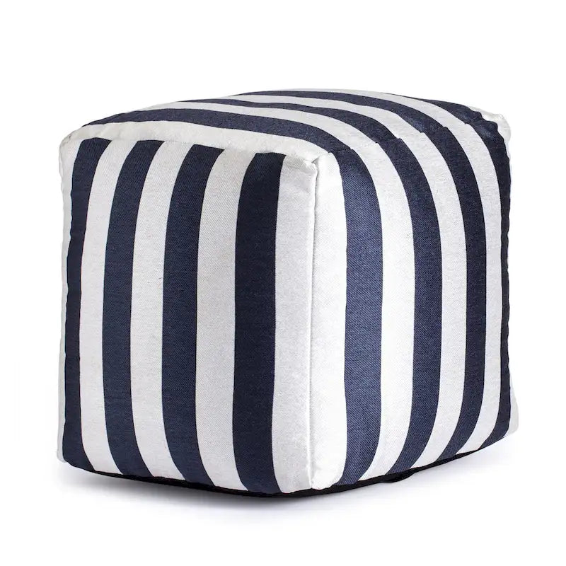 Indoor/Outdoor 18 x 18 Square Pouf Ottoman