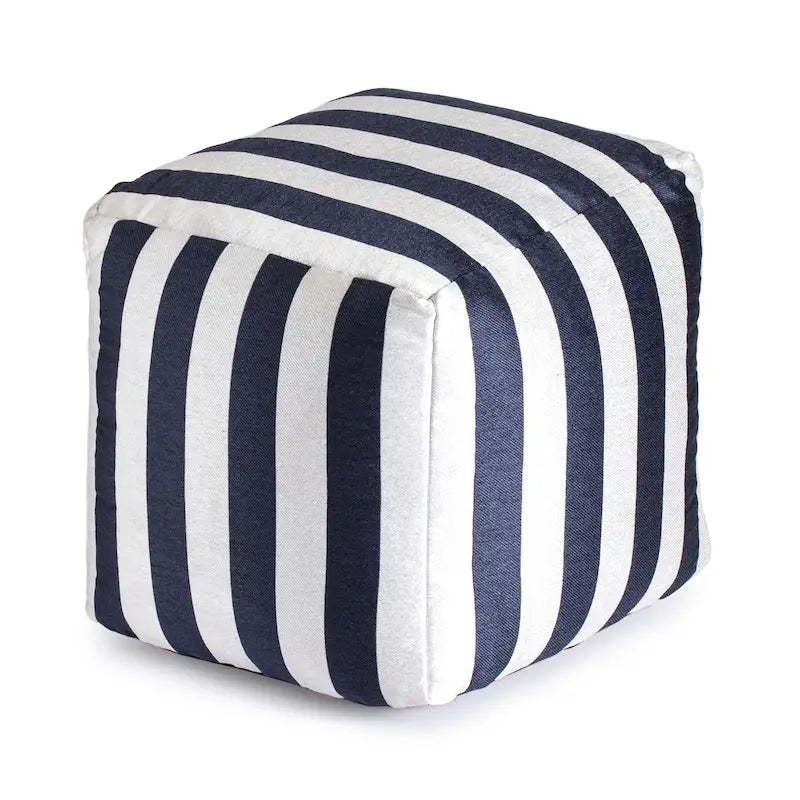 Indoor/Outdoor 18 x 18 Square Pouf Ottoman
