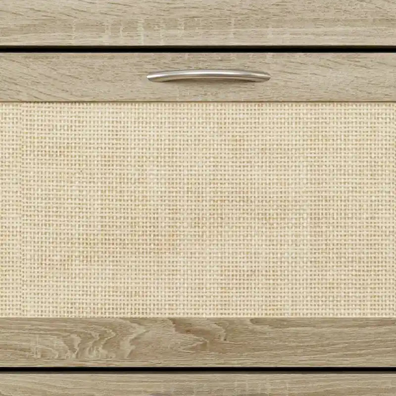 Shoe Cabinet, Shoe Rack Storage Organizer with 3 Flip Drawers Rattan