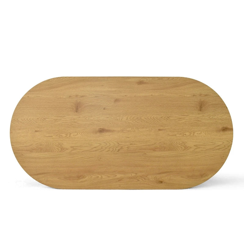 67 Pedestal Dining Table - Oak