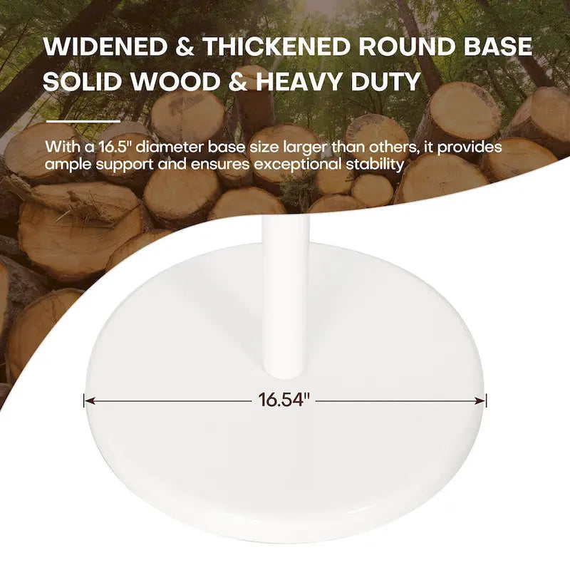 Adjustable Tree-branch Coat Rack Freestanding, Rubberwood Coat Tree - 16.54Dia. x 71.65H