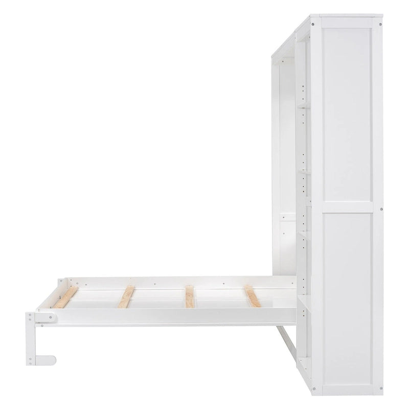 Murphy Bed Wall Bed with Shelves