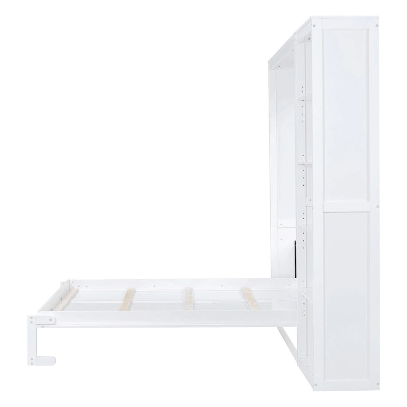 Murphy Bed Wall Bed with Shelves