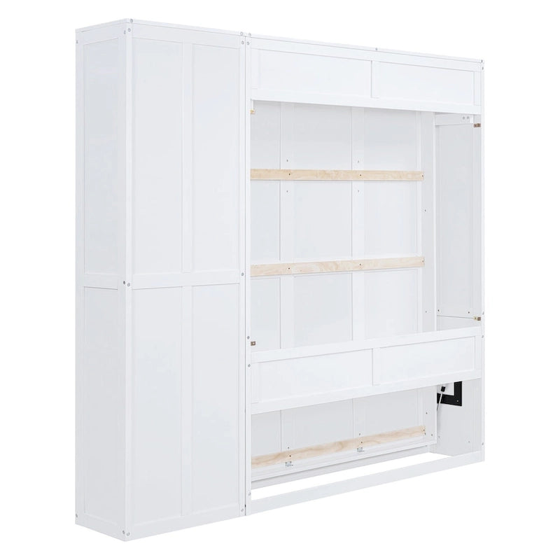 Murphy Bed Wall Bed with Shelves