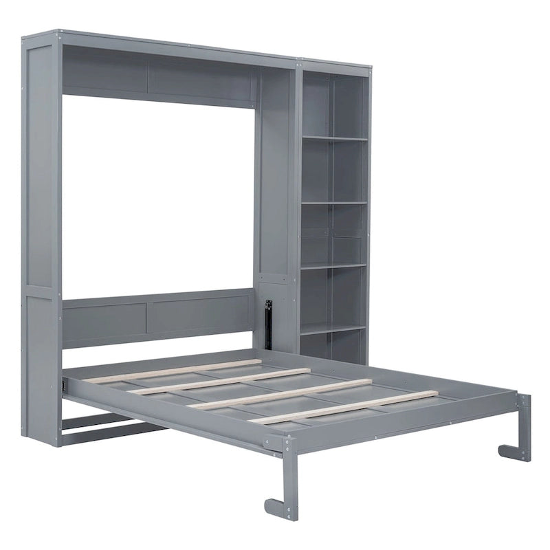 Murphy Bed Wall Bed with Shelves