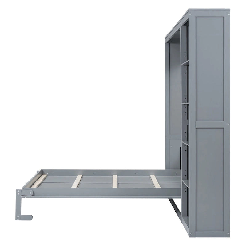 Murphy Bed Wall Bed with Shelves