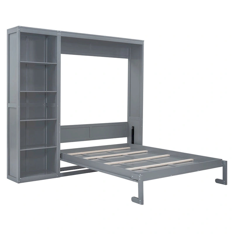 Murphy Bed Wall Bed with Shelves