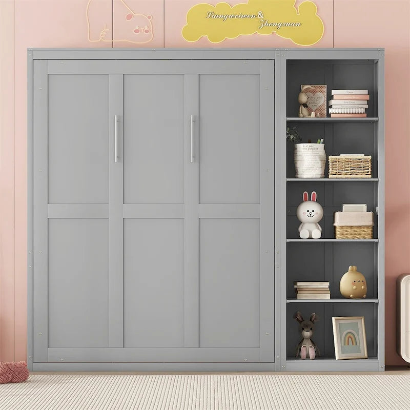 Murphy Bed Wall Bed with Shelves