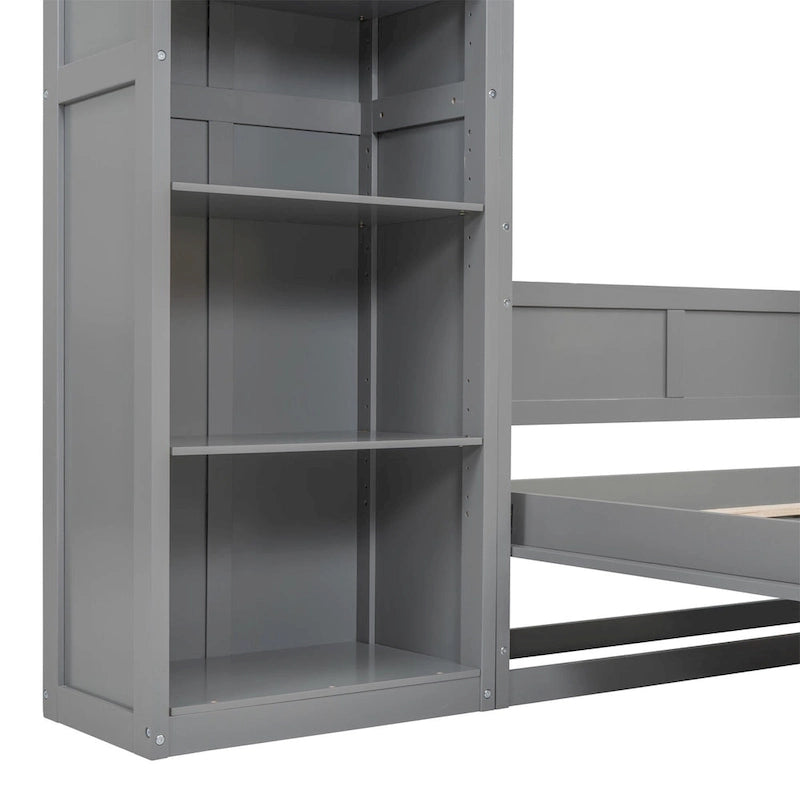 Murphy Bed Wall Bed with Shelves