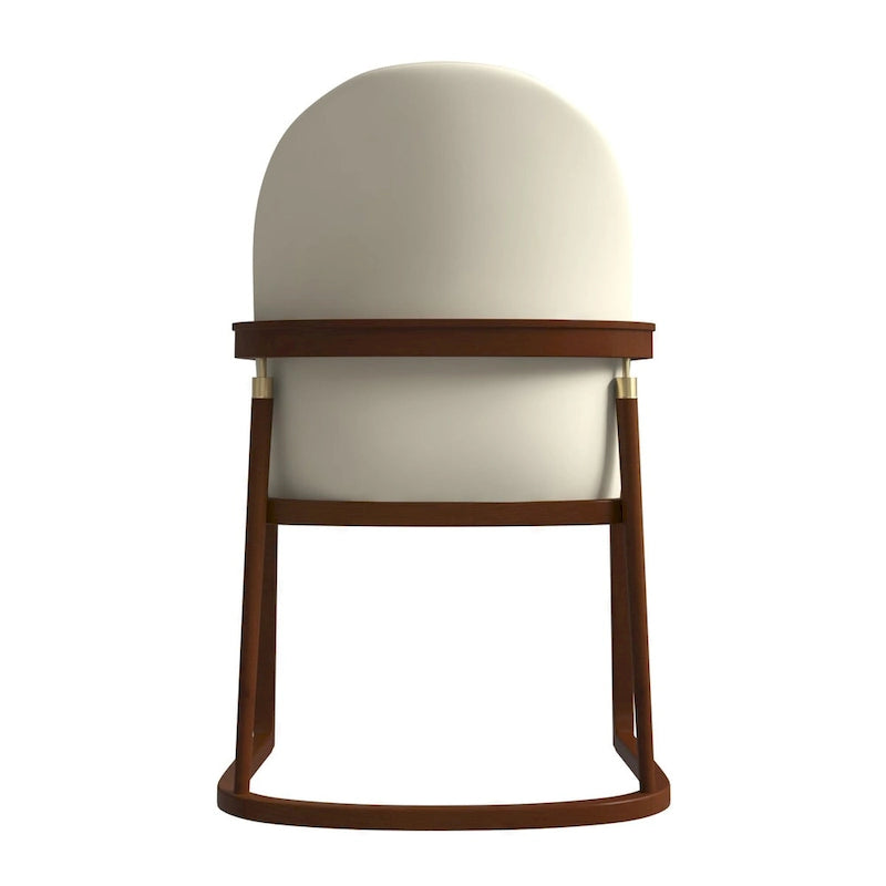 Modern Dining Chair in Upholstered Leather Svelta Series