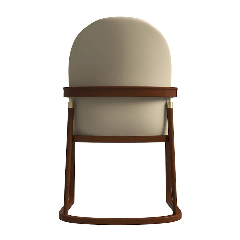 Modern Dining Chair in Upholstered Leather Svelta Series