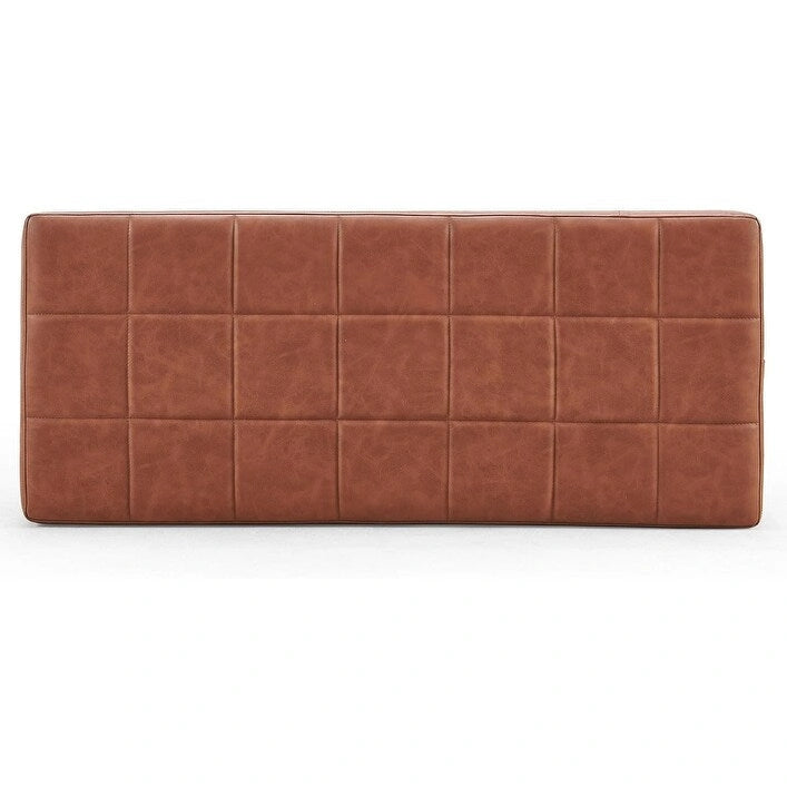 36.6 Upholstered Leather PU Dining Bench