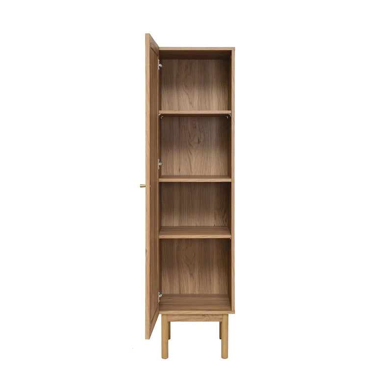 15 W x 60 H x 15 D Linen Cabinet in Oak